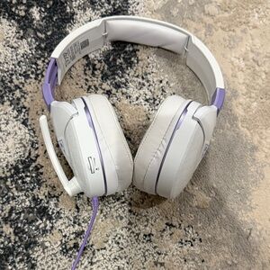 White and Lavender Gaming Headset